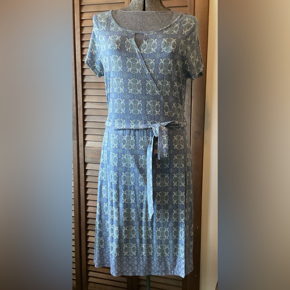 Adventura Organic Short Sleeve Patterned Dress